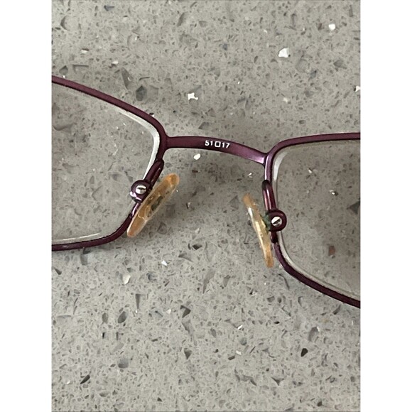 Guess Eyeglasses Womens GU 2200 BLKPUR 51-17-135 Snake Skin Frames ONLY full rim - Picture 10 of 12